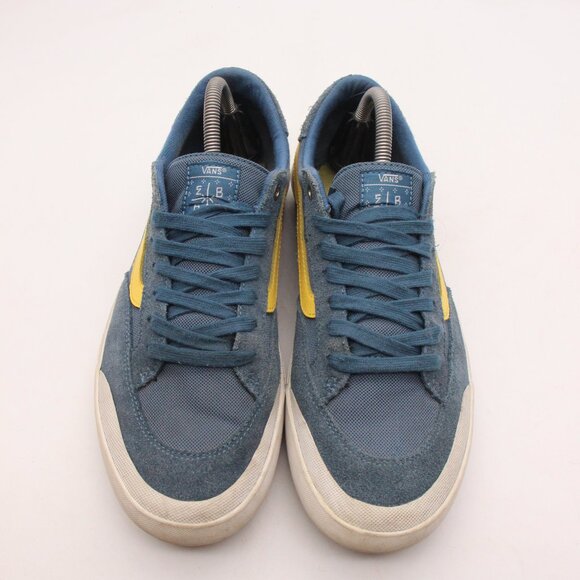 Vans Berle Pro Skate Shoes Men's Size 9 Blue Yellow Sneakers Athletic Shoes - Picture 2 of 10